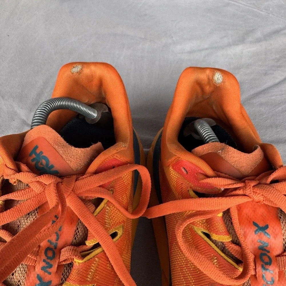 Size 11.5 D - Mens Hoka One One‎ Tecton X 1123161 PORY Orange Running Sneakers